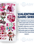 22x48 Inches Valentines Gang sheet