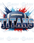 22x48 Inches Football Gang sheet