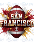 22x48 Inches Football Gang sheet