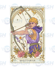 22x48 Inches Saggitarius Zodiac Gang sheet