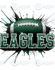 22x48 Inches Football Gang sheet