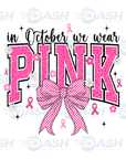22x48 Inches Breast Cancer Awareness Gang sheet