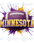 22x48 Inches Football Gang sheet