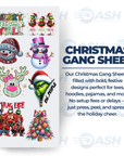 22x48 Inches Christmas Gang sheet