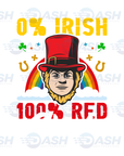 0% Irish 100% Red Head