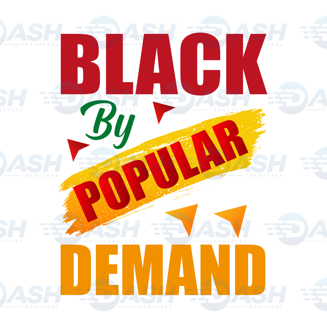 22x48 Inches Black History Gang sheet