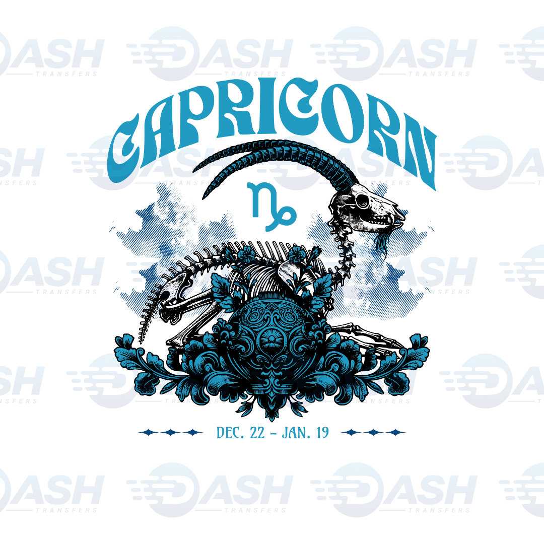 22x48 Inches Capricorn Zodiac Gang sheet