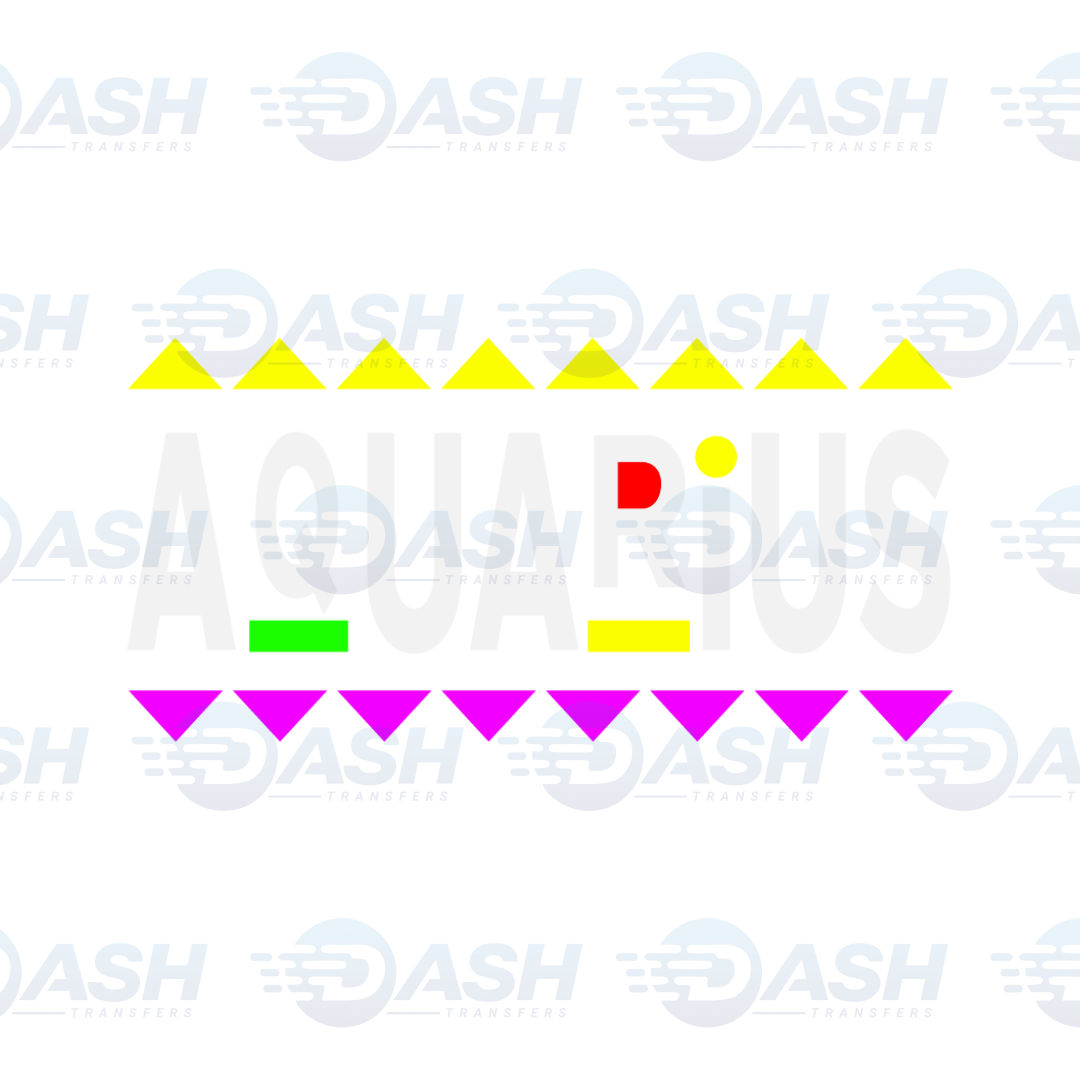 22x48 Inches Aquarius Zodiac Gang sheet