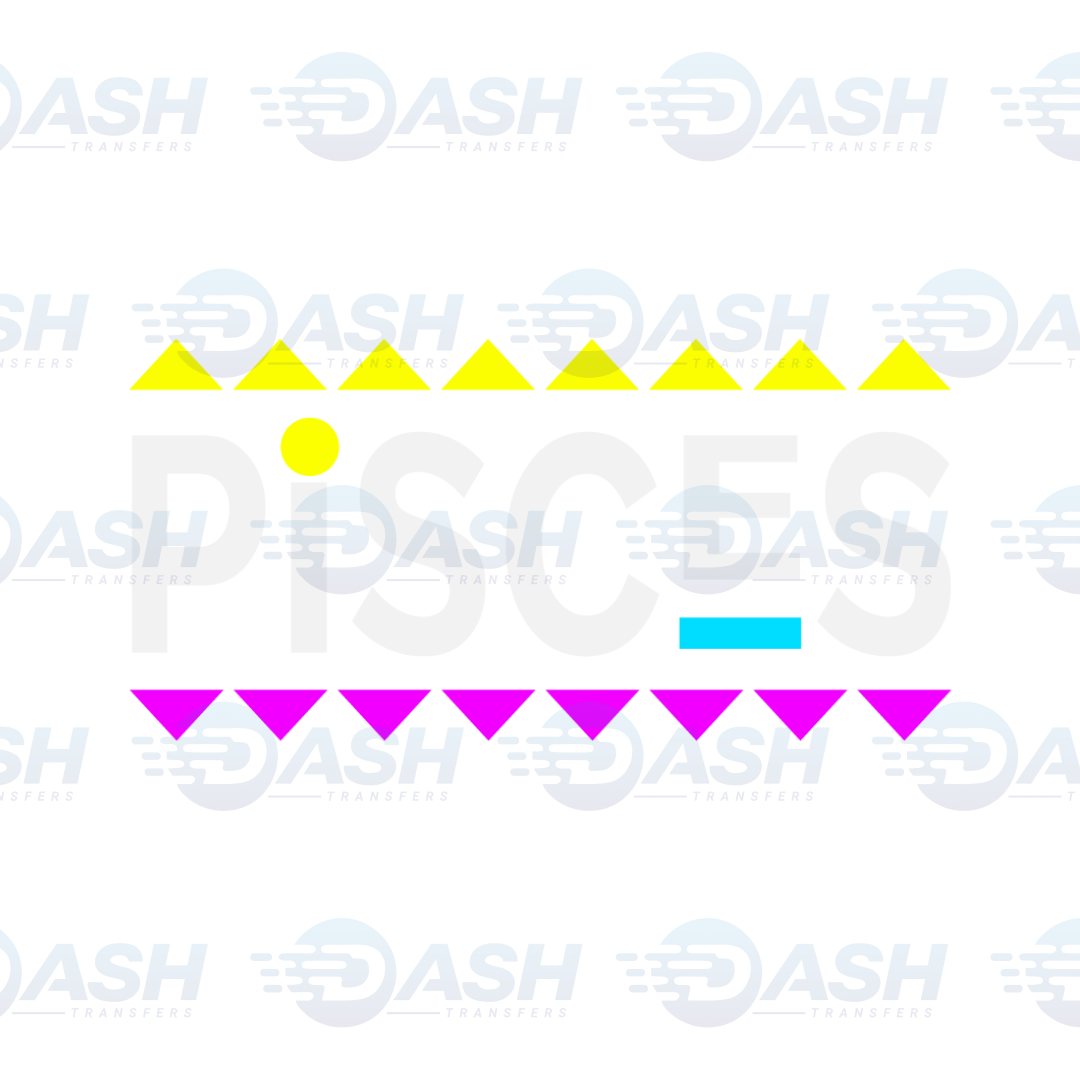 22x48 Inches Pisces Zodiac Gang sheet