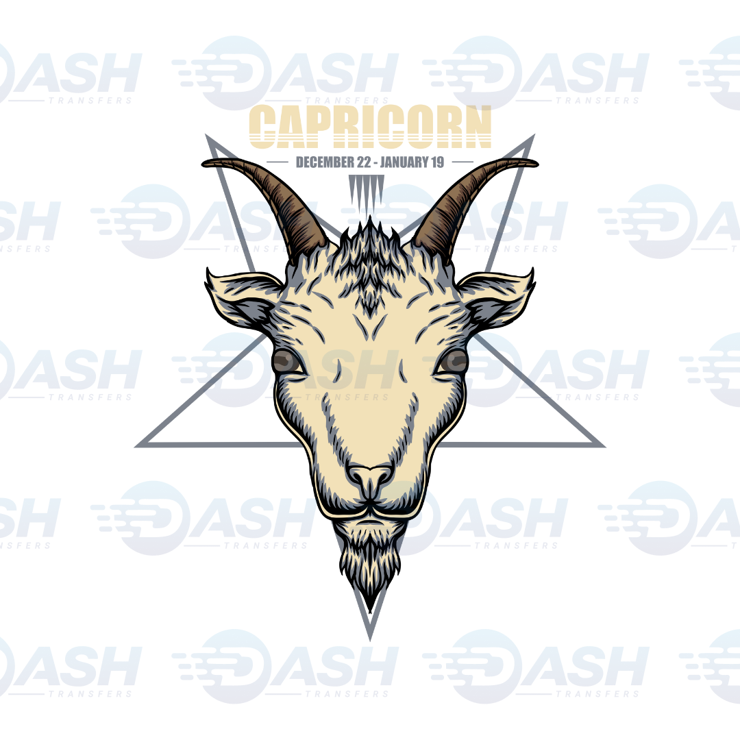 22x48 Inches Capricorn Zodiac Gang sheet