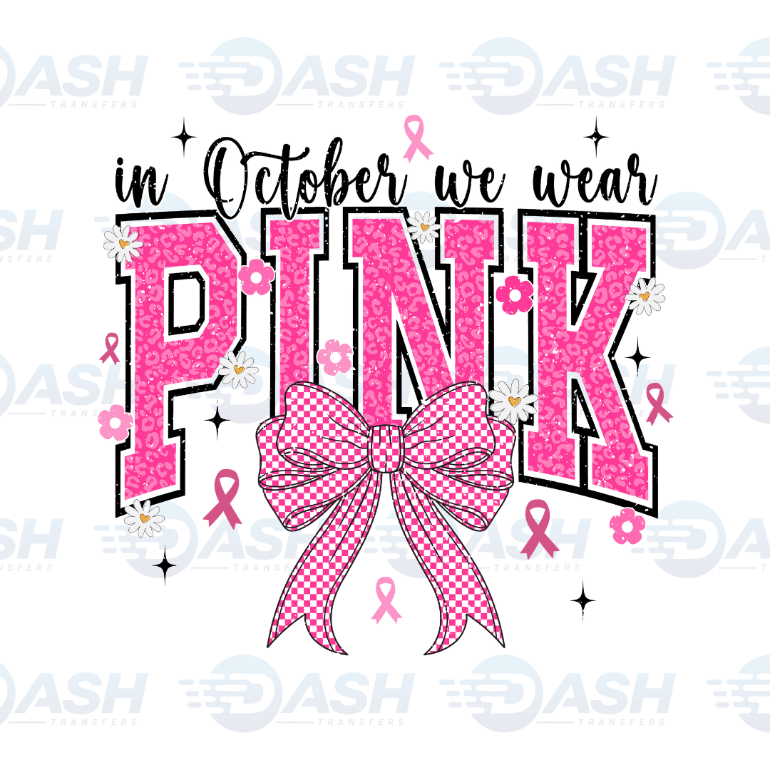 22x48 Inches Breast Cancer Awareness Gang sheet