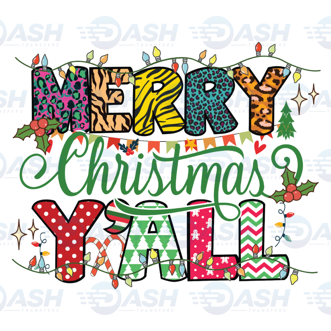 22x48 Inches Christmas Gang sheet