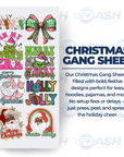 22x48 Inches Christmas Gang sheet